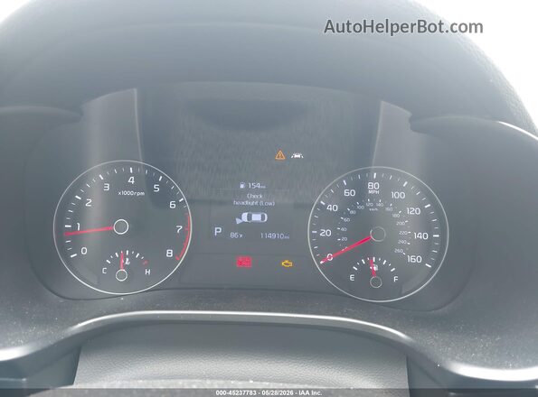 3KPF34AD0LE168209 2020 KIA FORTE Red Вид задніх сидінь