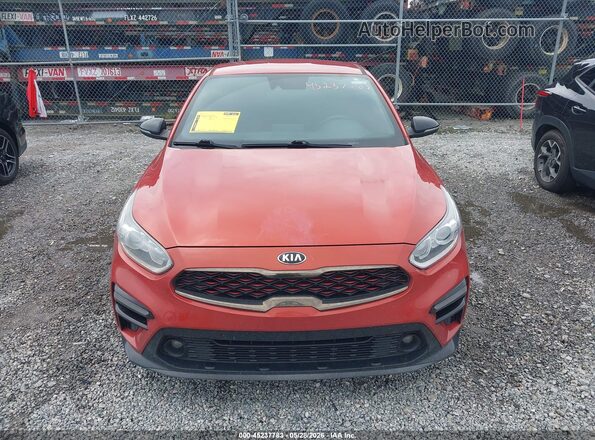 3KPF34AD0LE168209 2020 KIA FORTE Red Вид щитка приладів