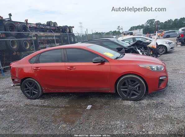 3KPF34AD0LE168209 2020 KIA FORTE Red Вид задньої частини салону