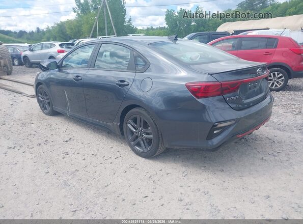 3KPF34AD0ME280669 2021 KIA FORTE Gray 