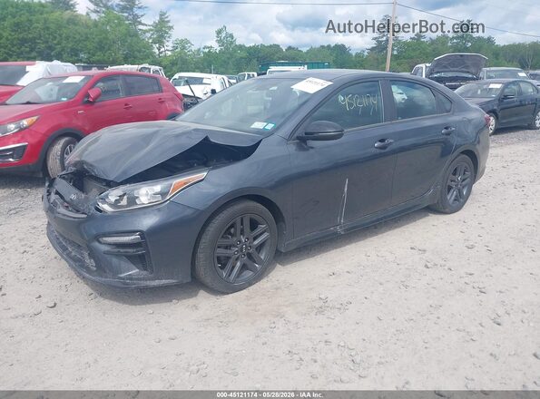 3KPF34AD0ME280669 2021 KIA FORTE Gray 