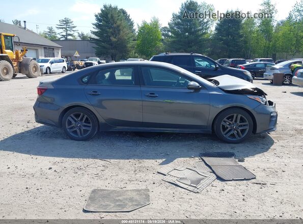 3KPF34AD0ME280669 2021 KIA FORTE Gray 