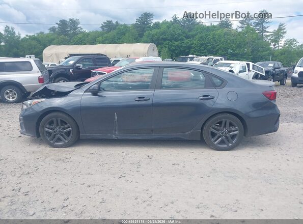 3KPF34AD0ME280669 2021 KIA FORTE Gray 