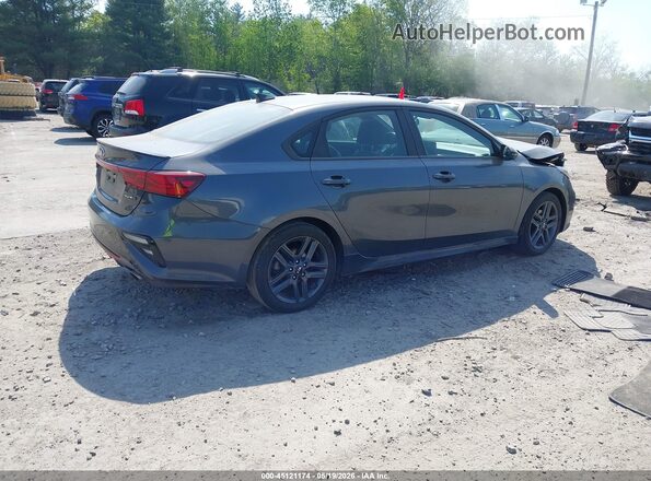 3KPF34AD0ME280669 2021 KIA FORTE Gray 