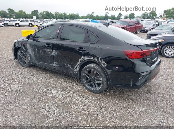 3KPF34AD0ME408182 2021 KIA FORTE Black Հետևի ձախ