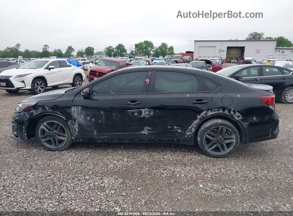 3KPF34AD0ME408182 2021 KIA FORTE Black Սալոնի 360 աստիճան տեսք