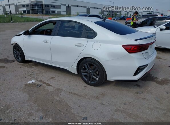 3KPF34AD1ME296699 2021 KIA FORTE Белый Задняя левая четверть