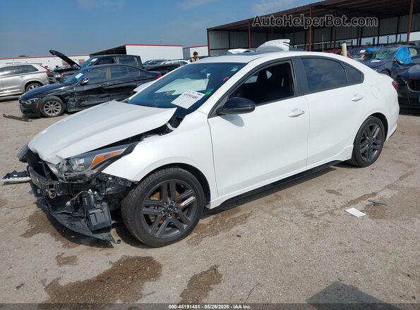 3KPF34AD1ME296699 2021 KIA FORTE Белый Передняя левая четверть
