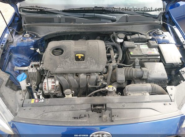 3KPF34AD1ME305577 2021 KIA FORTE Синий Вид сзади