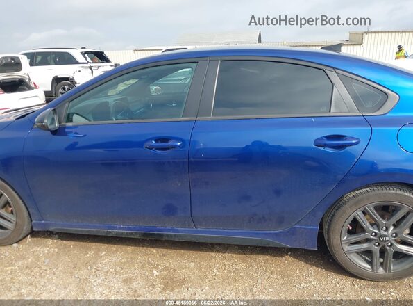 3KPF34AD1ME305577 2021 KIA FORTE Синий Панорамный вид салона 360°