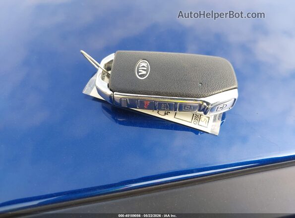 3KPF34AD1ME305577 2021 KIA FORTE Синий Вид панели приборов