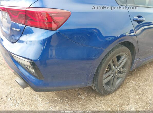 3KPF34AD1ME305577 2021 KIA FORTE Синий 