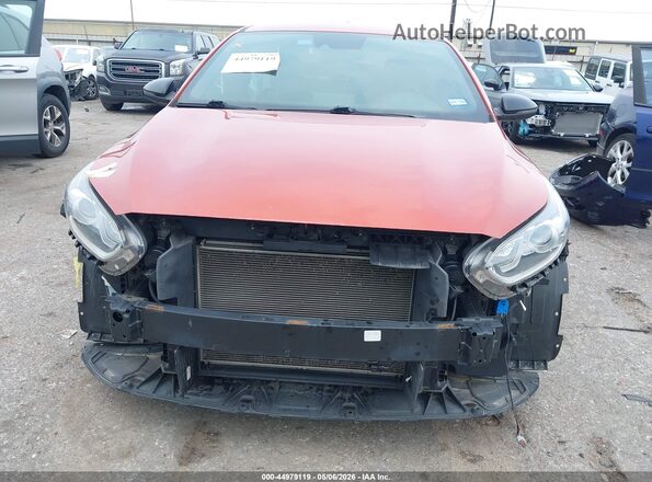 3KPF34AD1ME338580 2021 KIA FORTE Orange Widok z przodu