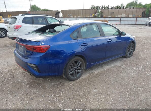 3KPF34AD1ME384264 2021 KIA FORTE Blue 