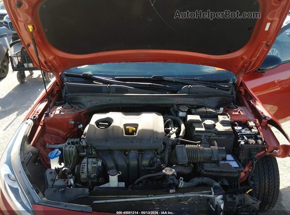 3KPF34AD1ME385401 2021 KIA FORTE Red უკანა ხედი
