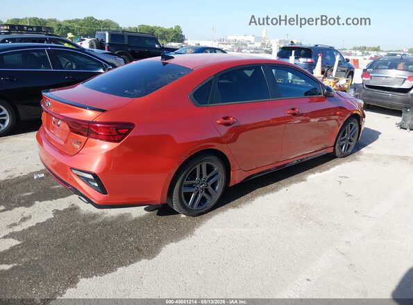 3KPF34AD1ME385401 2021 KIA FORTE Red უკანა მარჯვენა