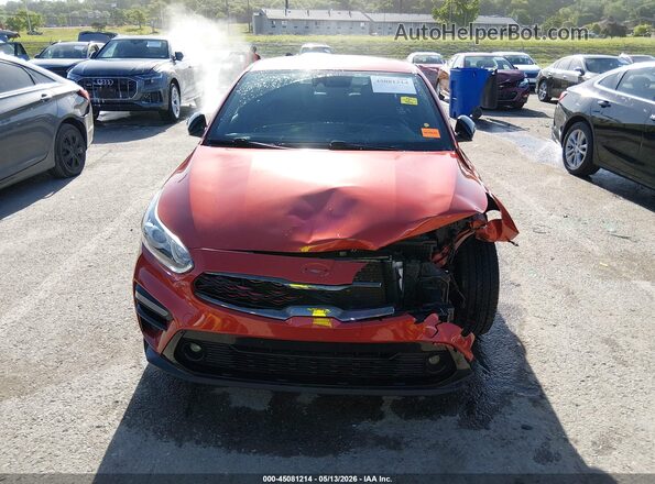 3KPF34AD1ME385401 2021 KIA FORTE Red ხელსაწყოთა პანელის ხედი