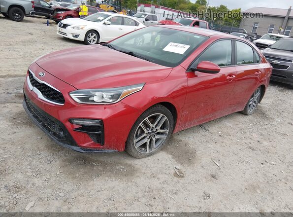 3KPF34AD2KE043811 2019 KIA FORTE Red Vista tres cuartos delantera izquierda