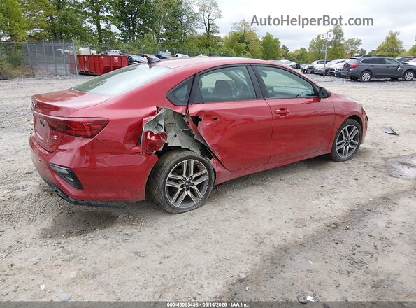 3KPF34AD2KE043811 2019 KIA FORTE Red Trasero derecho