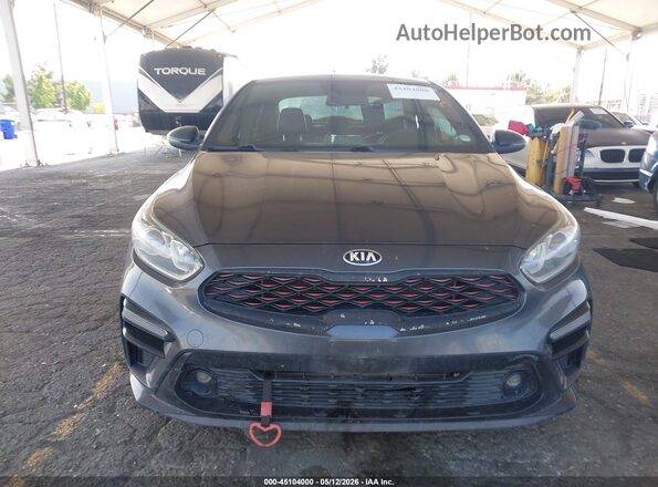 3KPF34AD3ME299250 2021 KIA FORTE Gray Առջևի վահանակի տեսք
