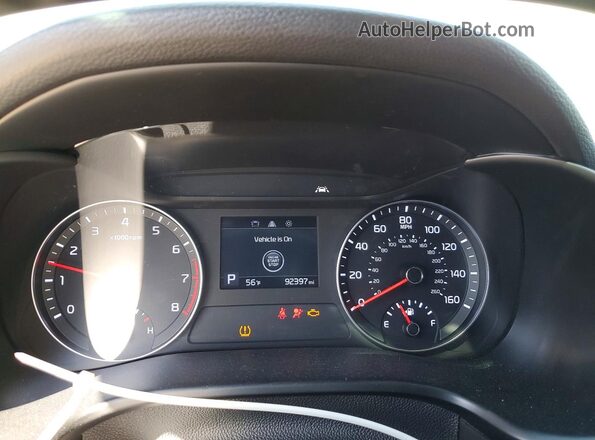 3KPF34AD4LE251173 2020 KIA FORTE Серый Вид щитка приборов