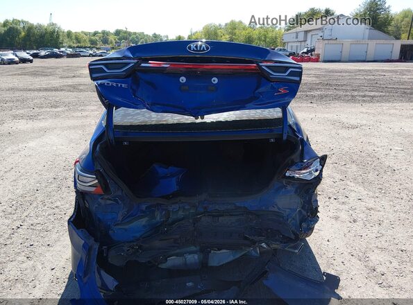 3KPF34AD5KE023665 2019 KIA FORTE Blue 