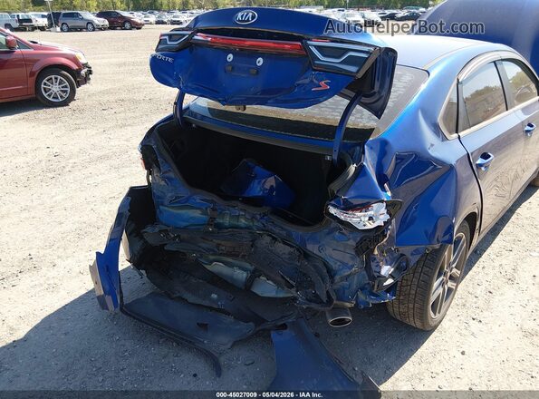 3KPF34AD5KE023665 2019 KIA FORTE Blue 