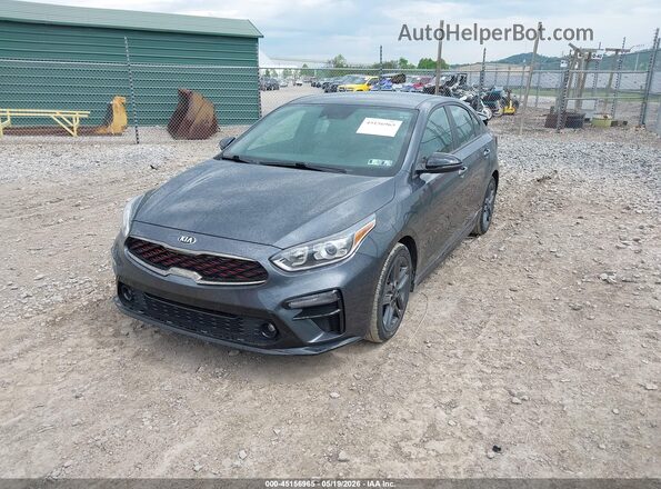 3KPF34AD5ME407755 2021 KIA FORTE Gray Przód lewy