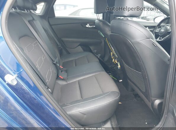 3KPF34AD6ME385071 2021 KIA FORTE Blue VIN sticker view