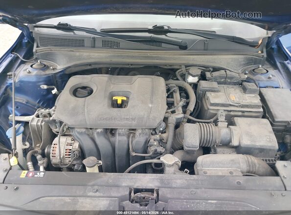 3KPF34AD6ME385071 2021 KIA FORTE Blue Rear view