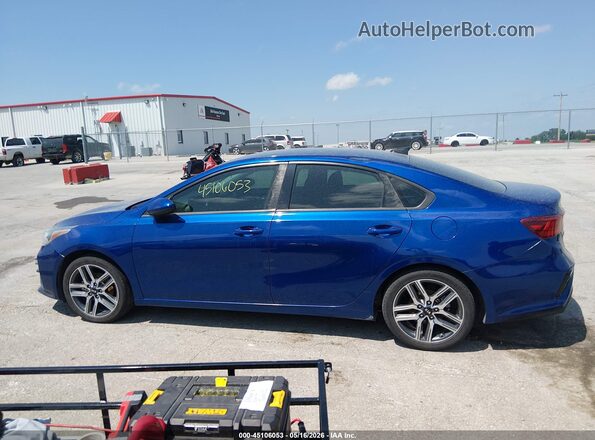 3KPF34AD7KE041777 2019 KIA FORTE Blue Widok wnętrza 360 stopni