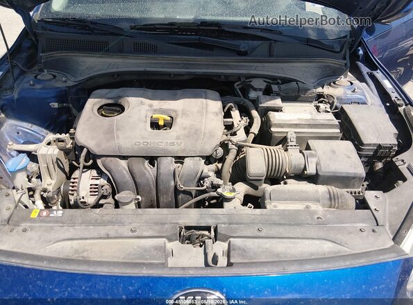 3KPF34AD7KE041777 2019 KIA FORTE Blue Widok z tyłu