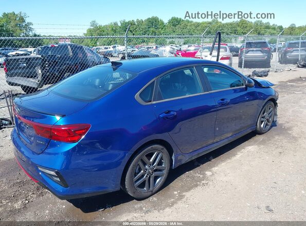 3KPF34AD7ME380929 2021 KIA FORTE Blue უკანა მარჯვენა