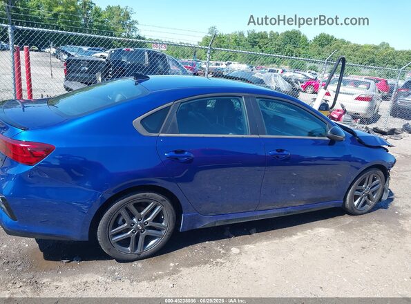 3KPF34AD7ME380929 2021 KIA FORTE Blue სალონის 360-გრადუსიანი ხედი