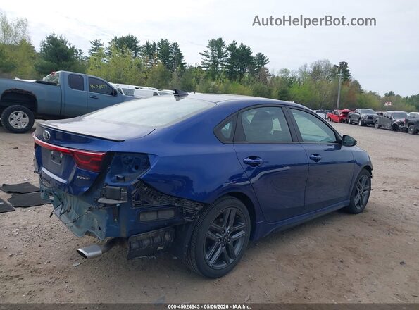 3KPF34AD7ME418160 2021 KIA FORTE Blue Հետևի աջ