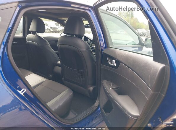 3KPF34AD7ME418160 2021 KIA FORTE Blue VIN կոդի պիտակի տեսք