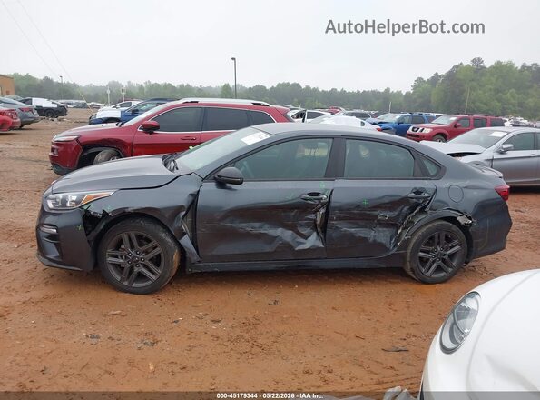3KPF34AD9ME291329 2021 KIA FORTE Gray Սալոնի 360 աստիճան տեսք