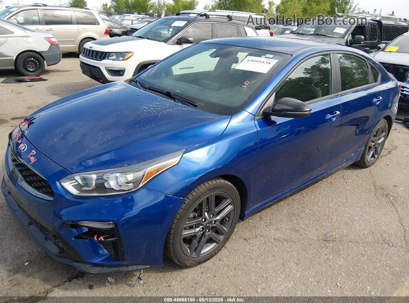 3KPF34ADXME396770 2021 KIA FORTE Blue 