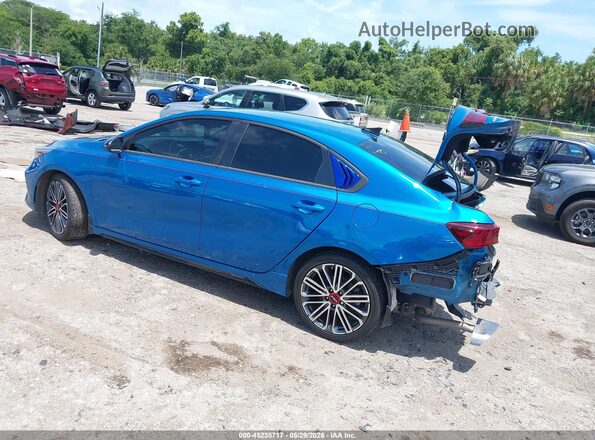 3KPF44AC1PE608190 2023 KIA FORTE Blue Задня ліва чверть