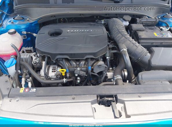 3KPF44AC1PE608190 2023 KIA FORTE Blue Вид ззаду