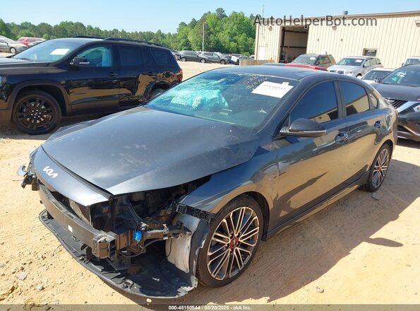 3KPF44AC2PE502587 2023 KIA FORTE Серый Передняя левая четверть