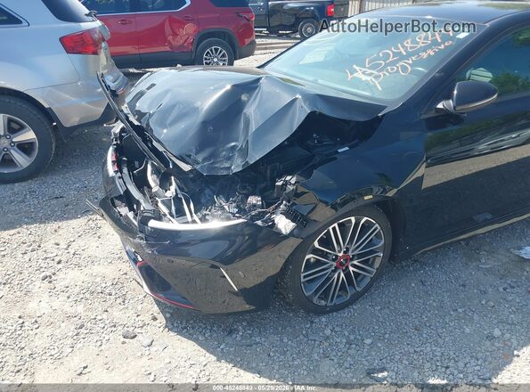 3KPF44AC2PE683836 2023 KIA FORTE Black Front view