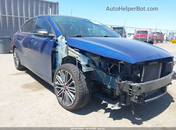 3KPF44AC3LE259172 2020 KIA FORTE Dark Blue წინა ხედი