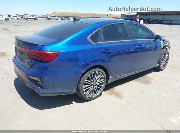 3KPF44AC3LE259172 2020 KIA FORTE Dark Blue უკანა მარჯვენა