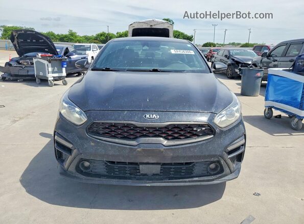 3KPF44AC3ME354848 2021 KIA FORTE Black Front view