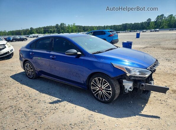 3KPF44AC3ME370435 2021 KIA FORTE Blue 