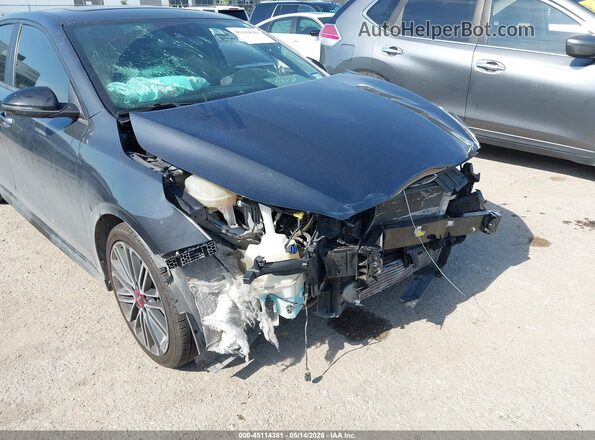 3KPF44AC3NE434183 2022 KIA FORTE Gray Widok z przodu