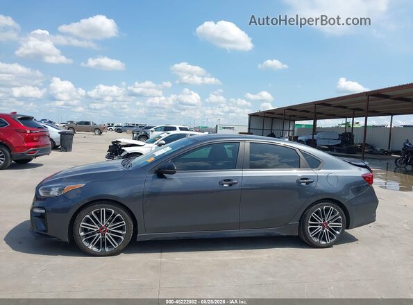 3KPF44AC7ME376528 2021 KIA FORTE Gray Vista interior de 360 grados