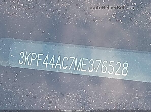 3KPF44AC7ME376528 2021 KIA FORTE Gray 