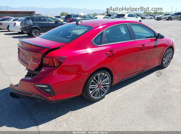 3KPF44AC9ME415099 2021 KIA FORTE Red 